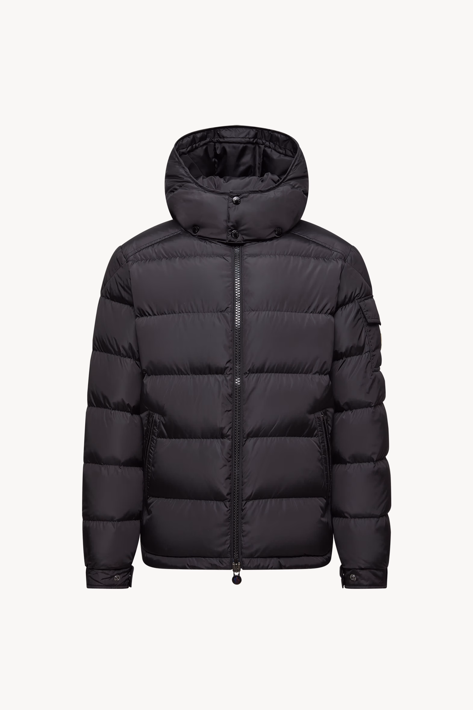 Moncler Maya Hooded Short Down Jacket Men Black Moncler 2
